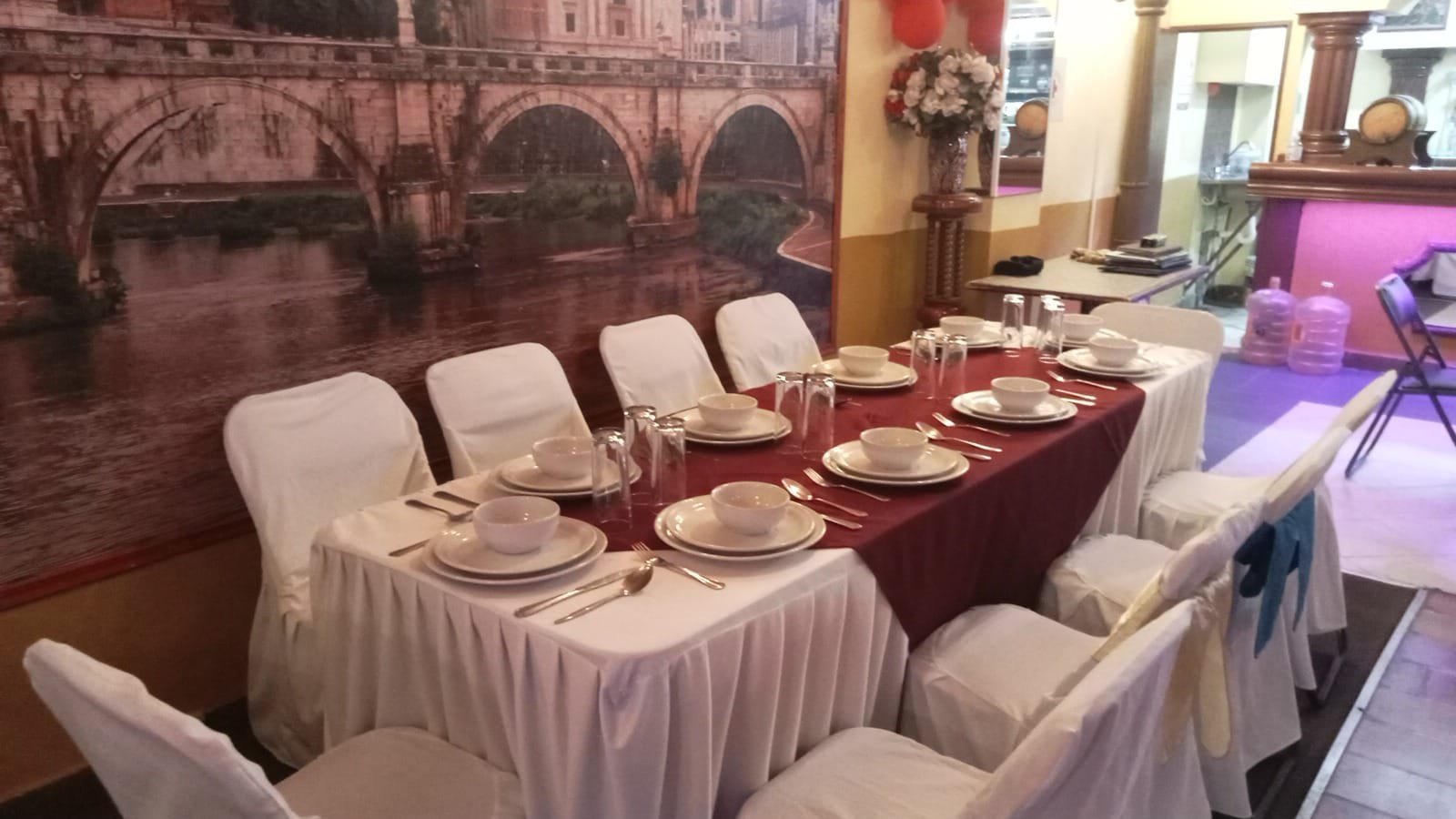 Decoración elegante de mesa